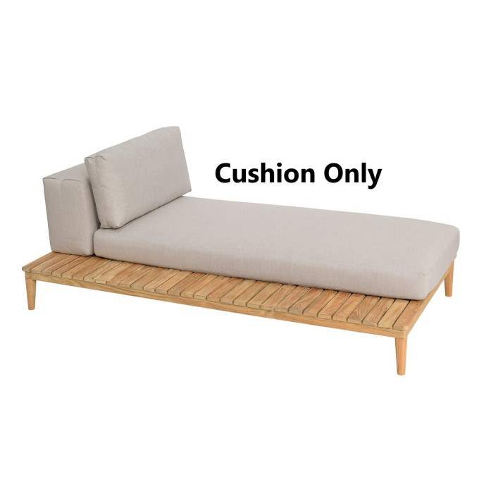 Kingsley Bate Lotus Sectional Chaise with Table Seat & Back Cushion