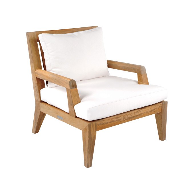 Kingsley Bate Mendocino Teak Deep Seating Lounge Chair