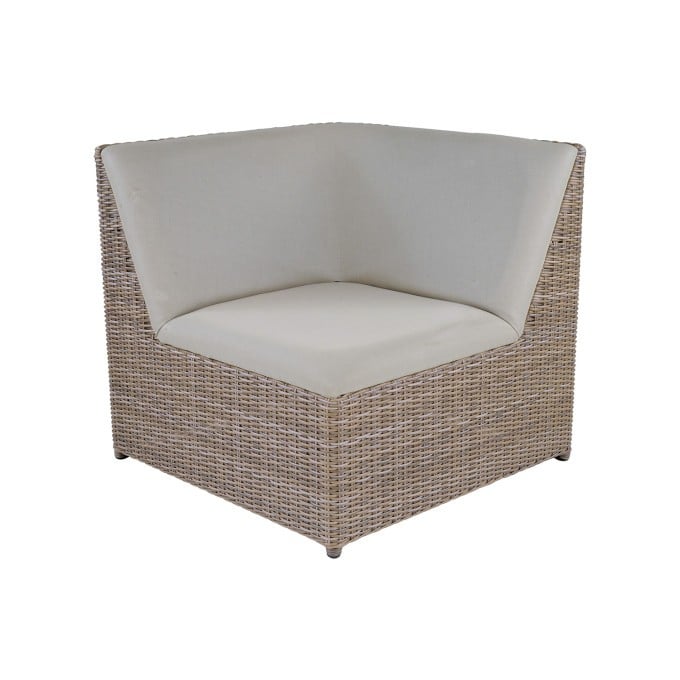 Kingsley Bate Milano Wicker Sectional Square Corner Chair