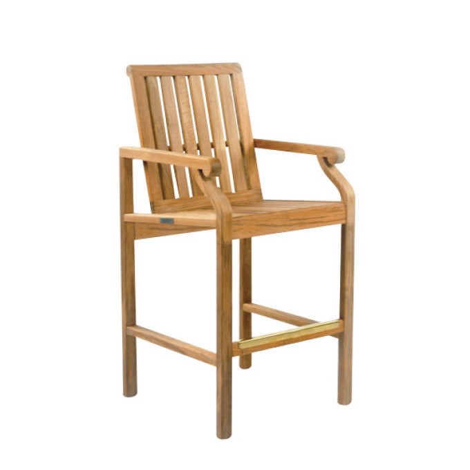 Kingsley Bate Nantucket Teak Bar Chair