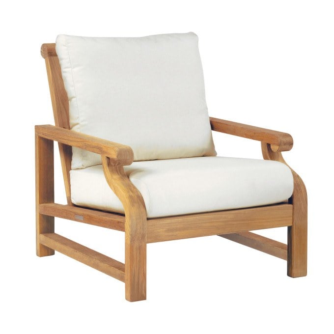 Kingsley Bate Nantucket Teak Deep Seating Lounge Chair 