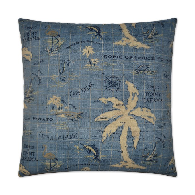 Island Song Ocean Outdoor Pillow 22x22  by DV Kap