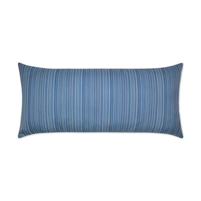 Jinga Blue Lumbar Outdoor Pillow 24x12  by DV Kap
