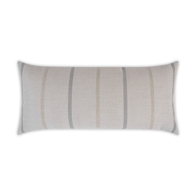 Sterling Cotton Lumbar Outdoor Pillow 24x12  by DV Kap