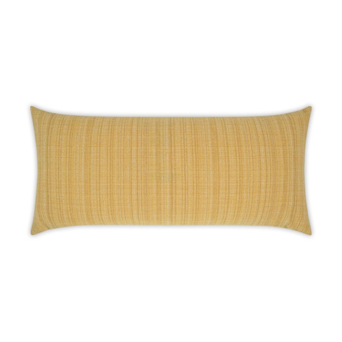 Fiddledidee Gold Lumbar Outdoor Pillow 24x12  by DV Kap