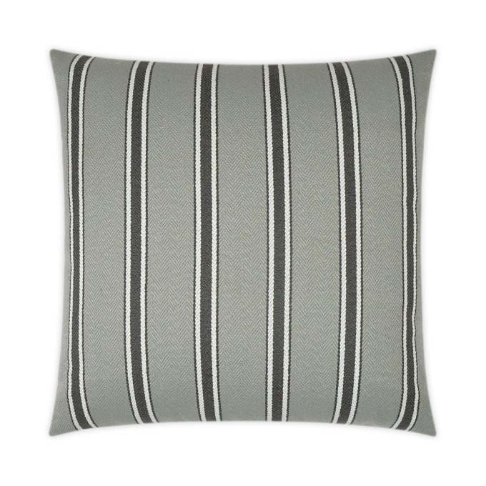 Peyton Gray Outdoor Pillow 22x22  by DV Kap