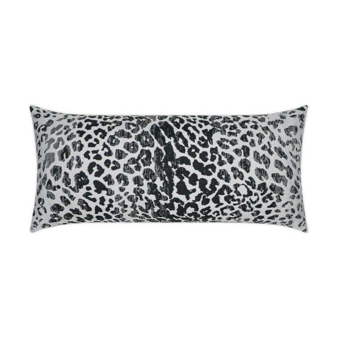 Katoo Charcoal Lumbar Outdoor Pillow 24x12  by DV Kap