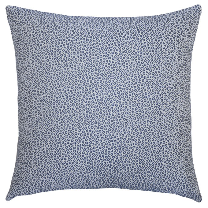 Birds Eye Royal Outdoor Pillow  by Square Feathers