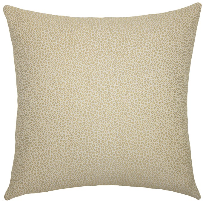Birds Eye Straw Outdoor Pillow  by Square Feathers