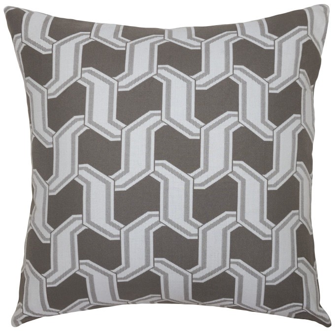 Chain Stone Outdoor Pillow  by Square Feathers