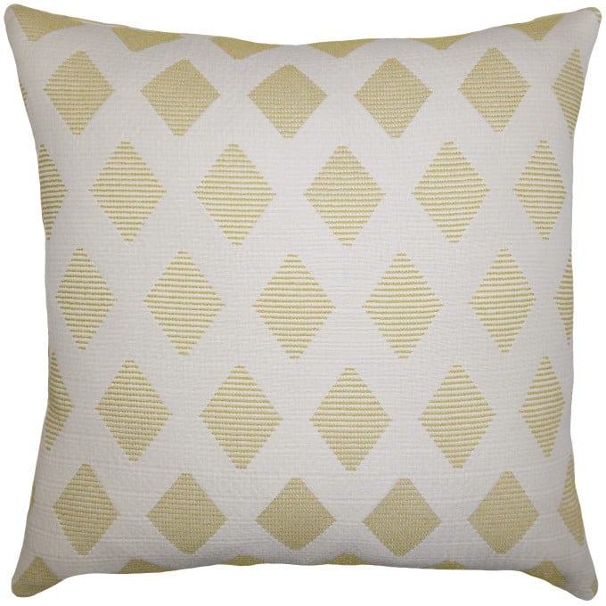 Diamond Honey Outdoor Pillow  by Square Feathers