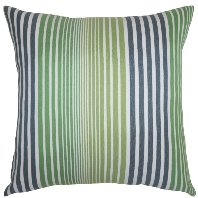 Multi Lime Outdoor Pillow  by Square Feathers