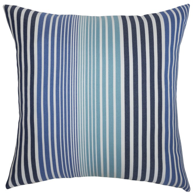 Multi Royal Outdoor Pillow  by Square Feathers