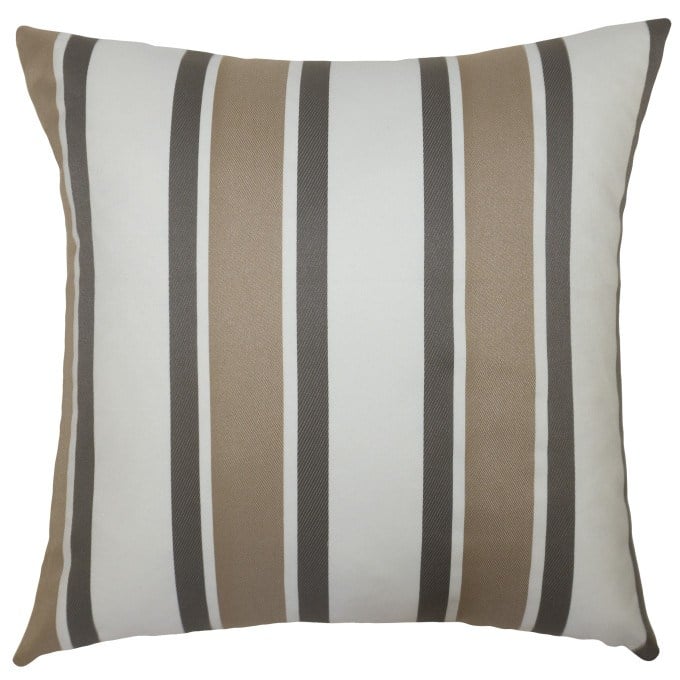 Stripe Cork Outdoor Pillow  by Square Feathers