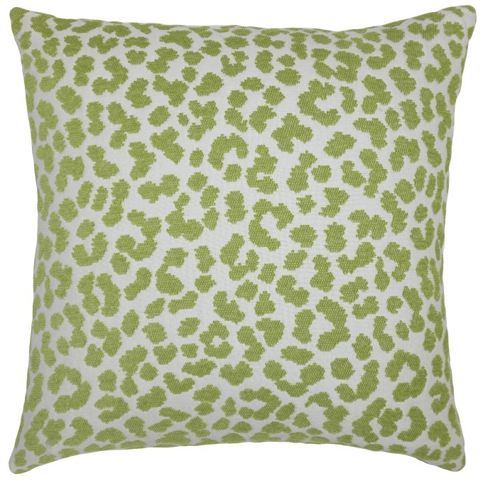Wild Lime Outdoor Pillow  by Square Feathers