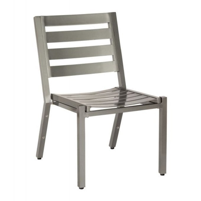 Woodard Palm Coast Slat Stackable Dining Side Chair