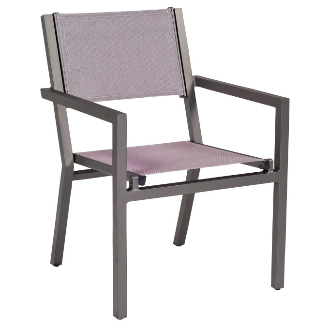 Woodard Palm Coast Aluminum Stackable Sling Dining Chair  by Woodard