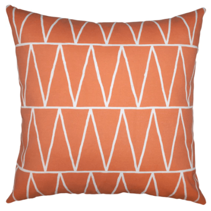 Phoenix Orange Outdoor Pillow