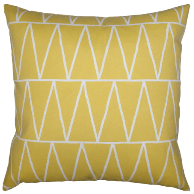 Phoenix Yellow Outdoor Pillow