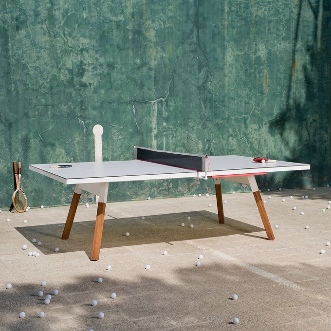 Standard Ping Pong Table - White