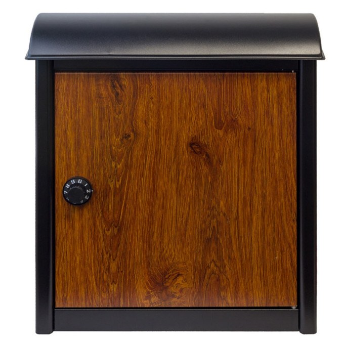 Leece Top Loading Mailbox - Wood Finish  by Qualarc