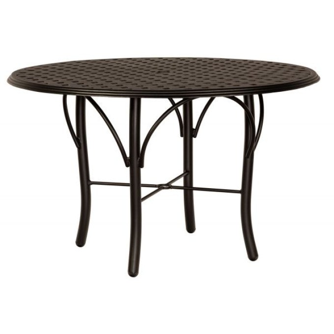 Thatch Complete 60" Round Umbrella Dining Table