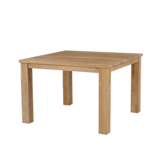 Kingsley Bate Tuscany Teak Square Dining Table in Rustic