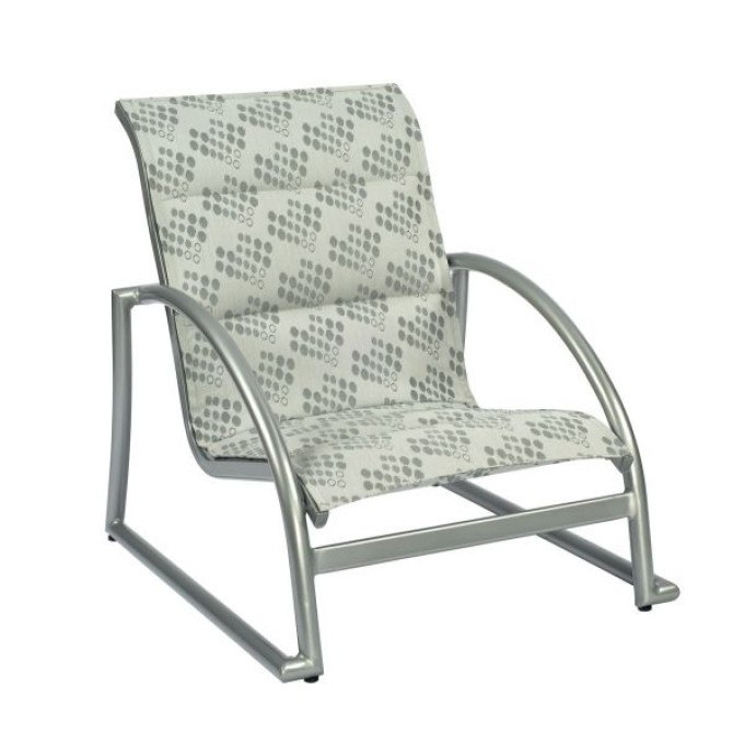 Woodard Tribeca Aluminum Padded Sling Sand Chair