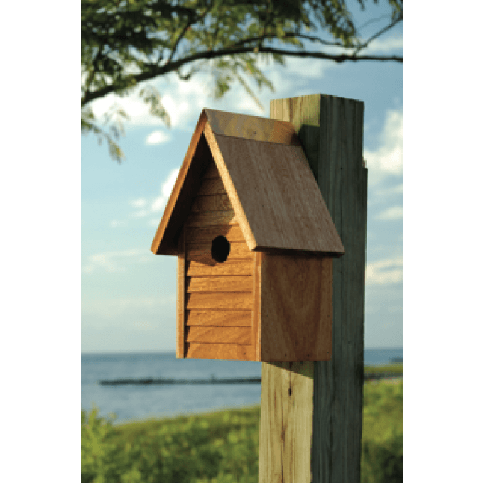 Heartwood Starter Home Birdhouse - Mahogany  by Heartwood
