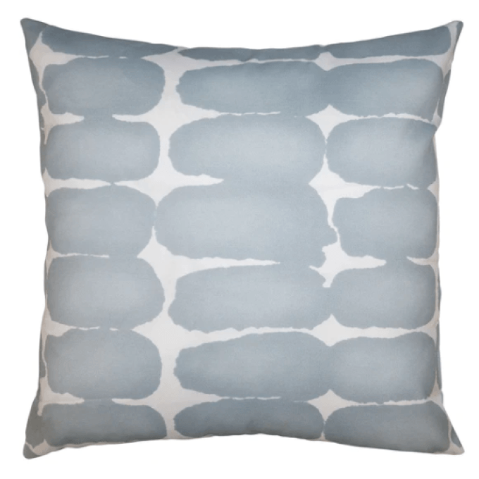 Yuma Blue Outdoor Pillow  by Square Feathers