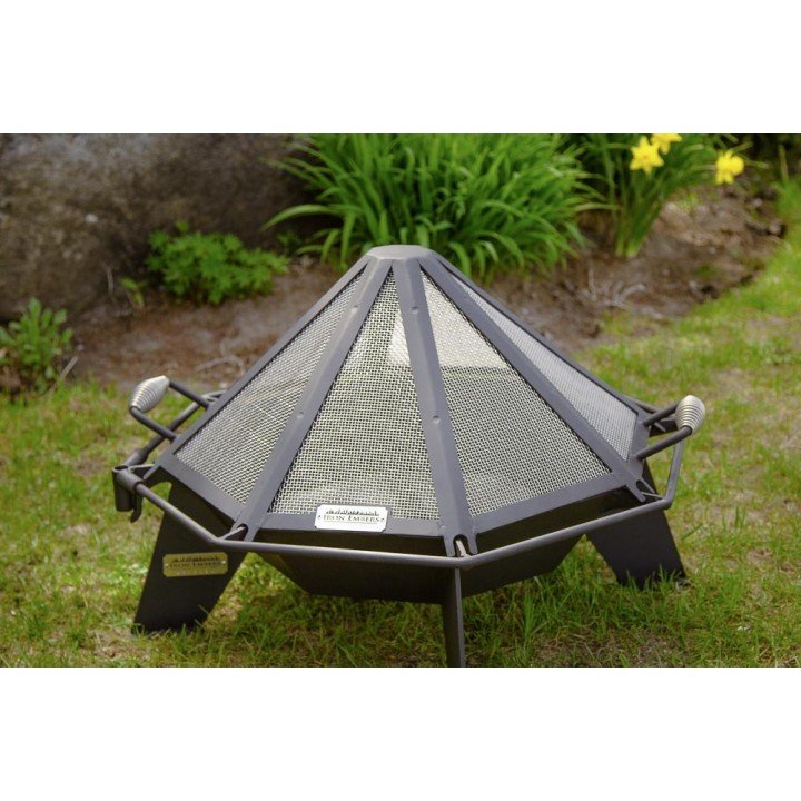 Iron Embers Stainless Spark Screen For, Octagon Fire Pit