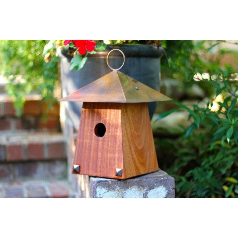 Heartwood Avian Bungalow Birdhouse - Mahogany  by Heartwood