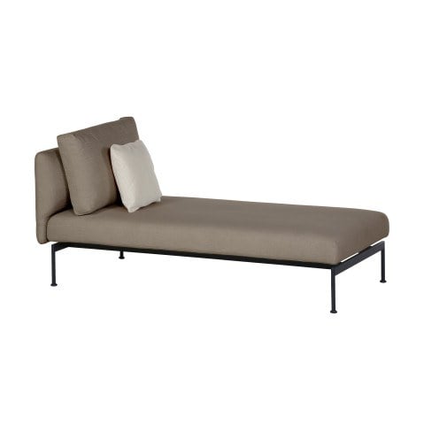 Barlow Tyrie Layout Stainless Steel Deep Seating Single Lounger  by Barlow Tyrie