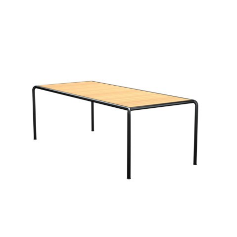 Black Steel Frame with Pine Top