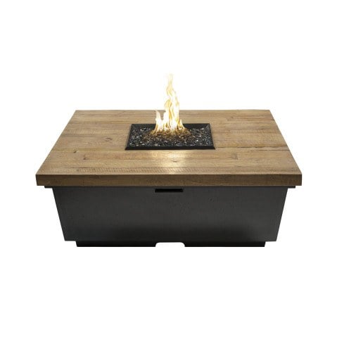 Contempo Reclaimed Wood Square Fire Table