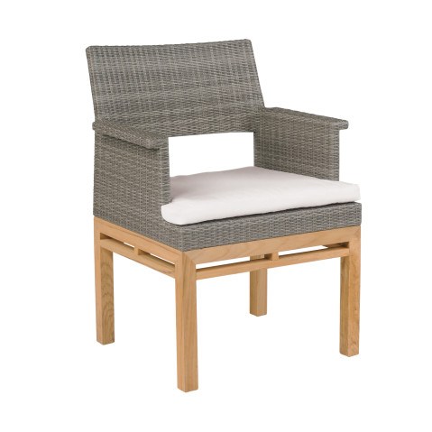 Kingsley Bate Azores Wicker Dining Armchair