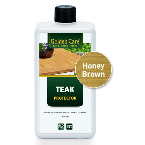 Golden Care Honey Brown Teak Protector - 1 Liter  by Koveroos