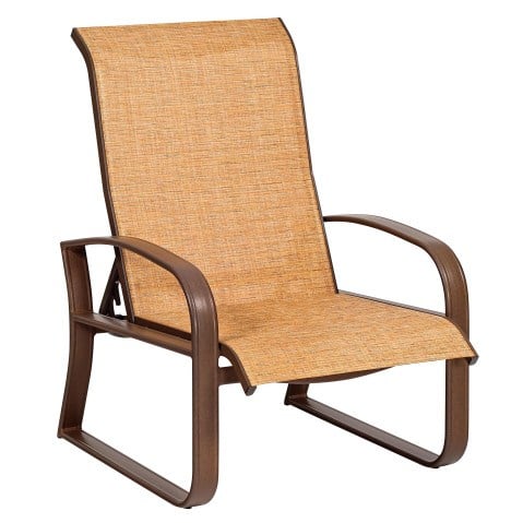 Woodard Cayman Isle Aluminum Sling Adjustable Lounge Chair  by Woodard