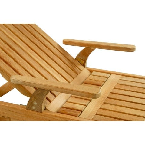Kingsley Bate Arms Only for Classic Teak Chaise Lounge