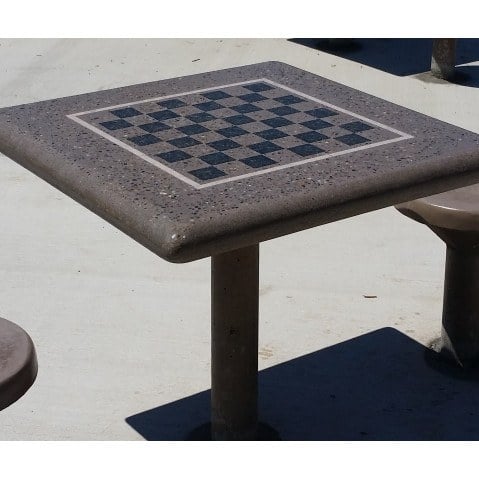 Stone Age Direct-Burial Chess Table