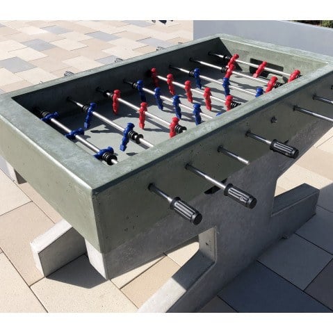 Stone Age Foosball Table in Green