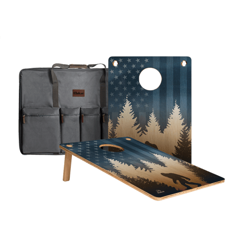 Elakai American Sasquatch 22"x31" Weekender Cornhole Boards - Set of 2  by Elakai