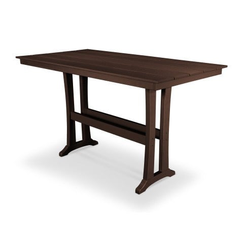 Trex® Outdoor Furniture™ Farmhouse Trestle 72" x 37" Bar Table  by Trex Outdoor Furniture