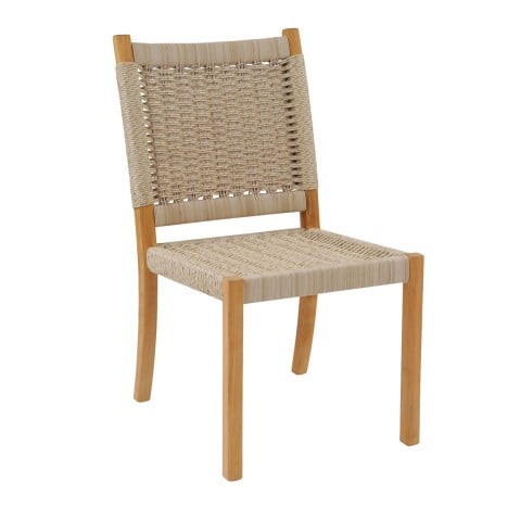 Kingsley Bate Hudson Dining Side Chair in Natural Cord