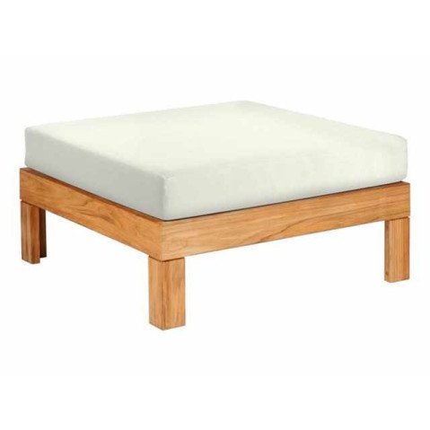 Barlow Tyrie Linear Deep Seating Ottoman Cover  by Barlow Tyrie