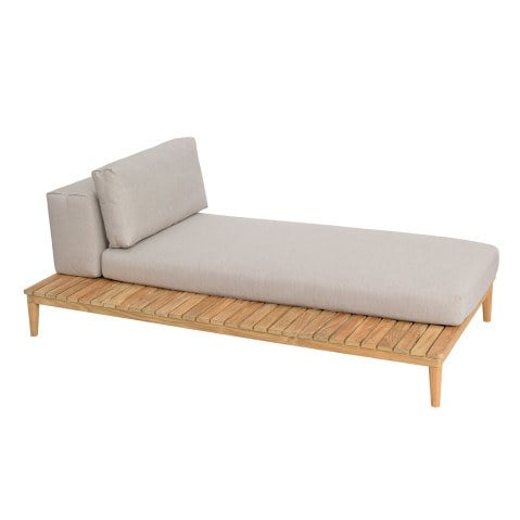 Kingsley Bate Lotus Sectional Chaise with Left Facing Table  by Kingsley Bate