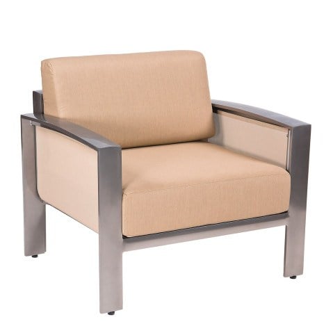 Woodard Metropolis Aluminum Lounge Chair  by Woodard