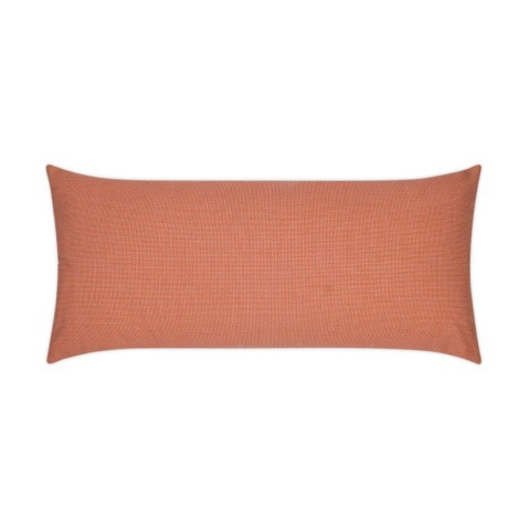 Bliss Guava Lumbar Outdoor Pillow 24x12  by DV Kap