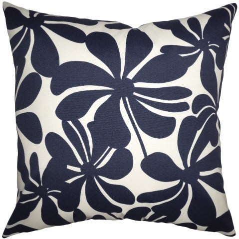 Cayman Blue Outdoor Pillow  by Square Feathers