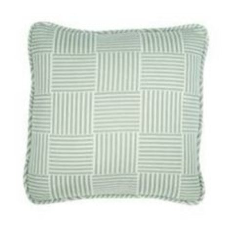 16 in. Square Toss Pillow Shown in Basketweave Spa